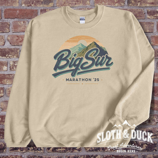 "Big Sur Marathon '25" Sweatshirt, Round Neck Pullover