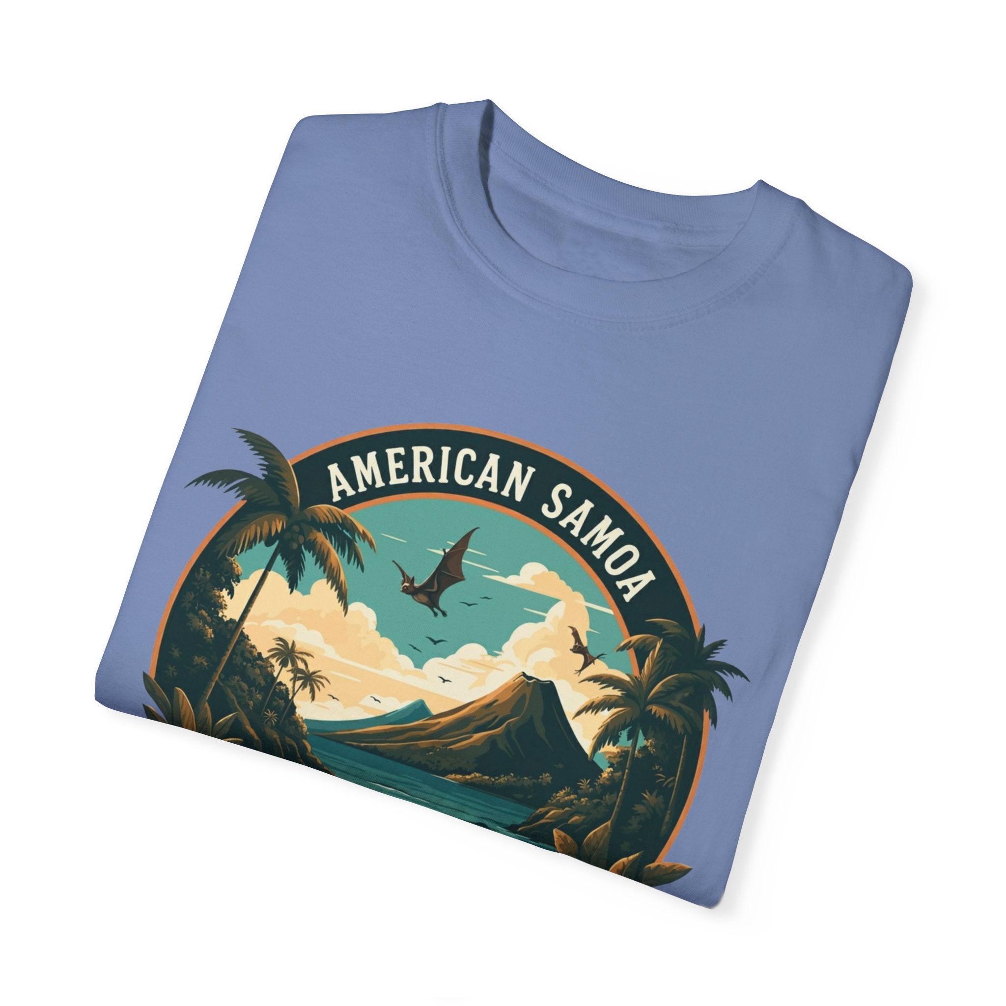 American Samoa National Park Blue T Shirt