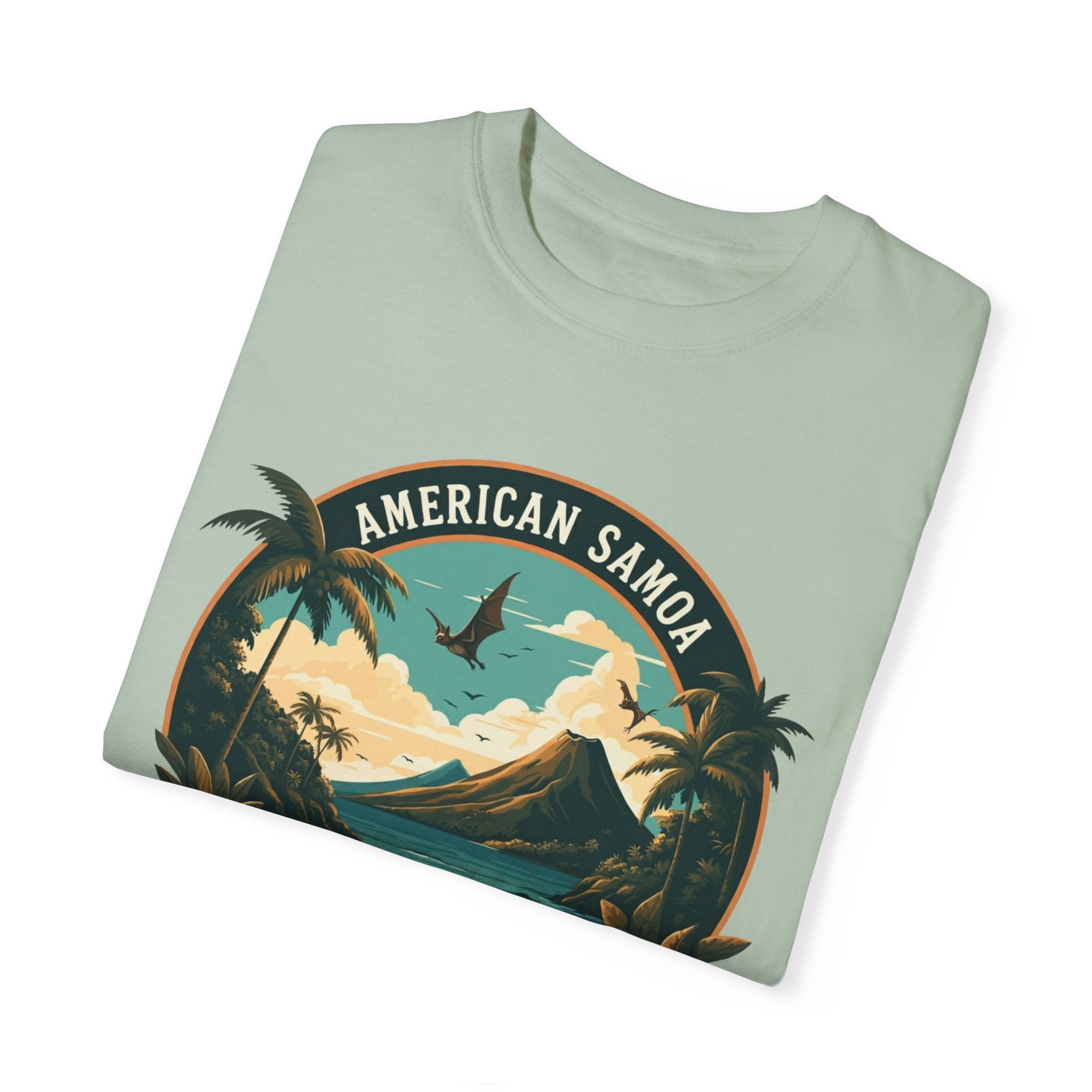 American Samoa National Park Light Green T Shirt