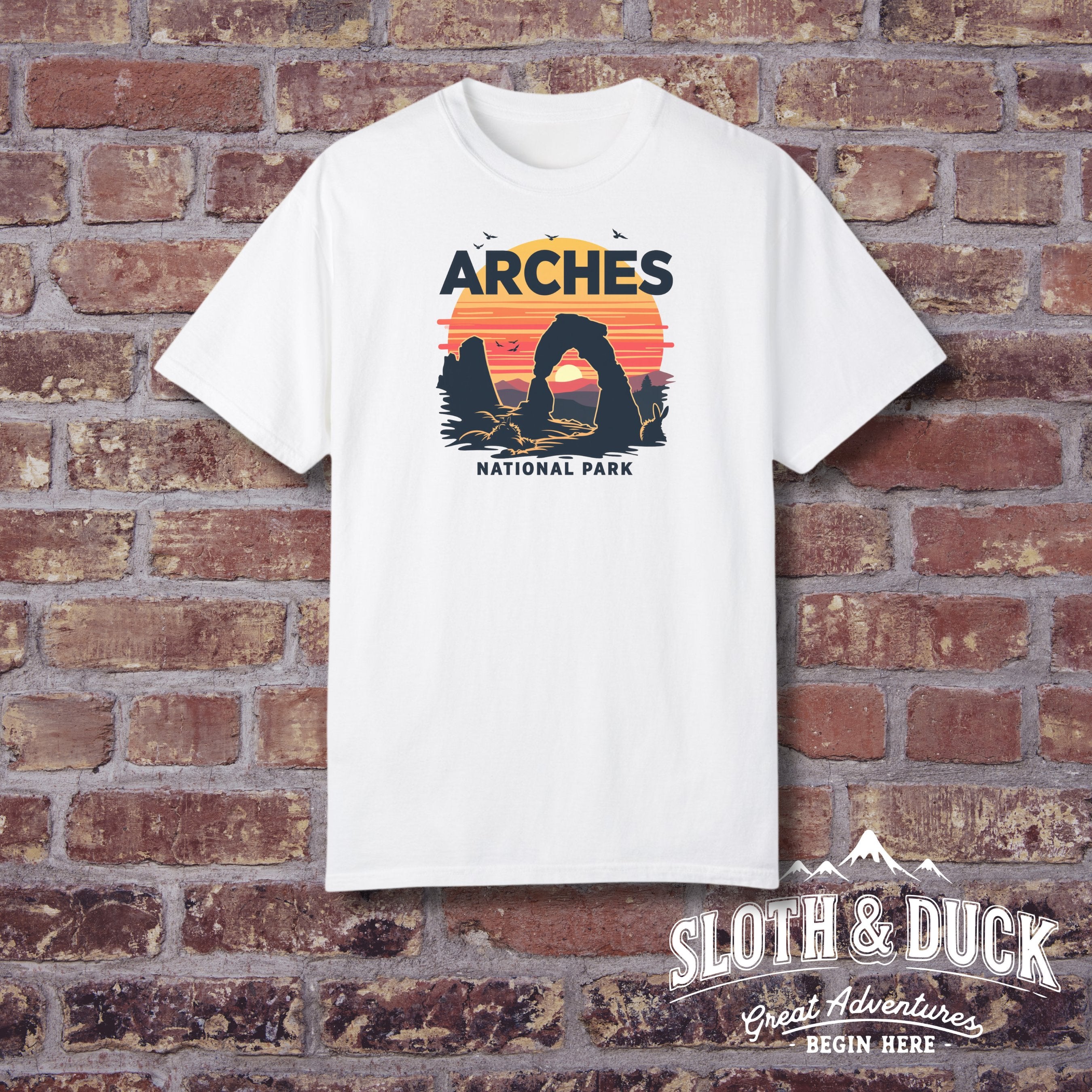 Arches National Park White T Shirt