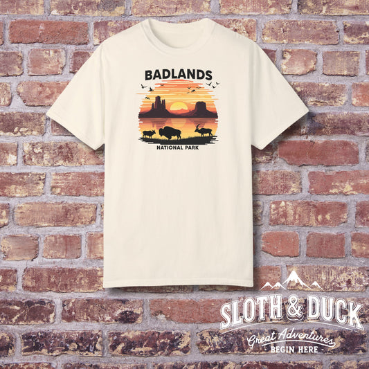 Badlands National Park Beige T Shirt