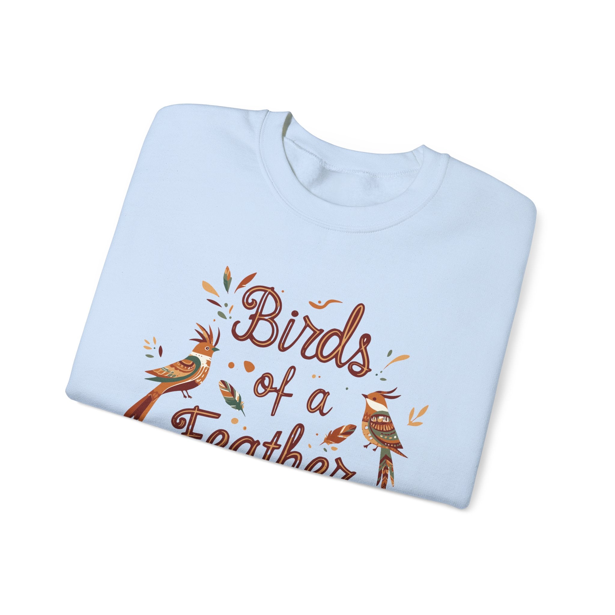 Birds of a feather Light Blue crewneck sweater