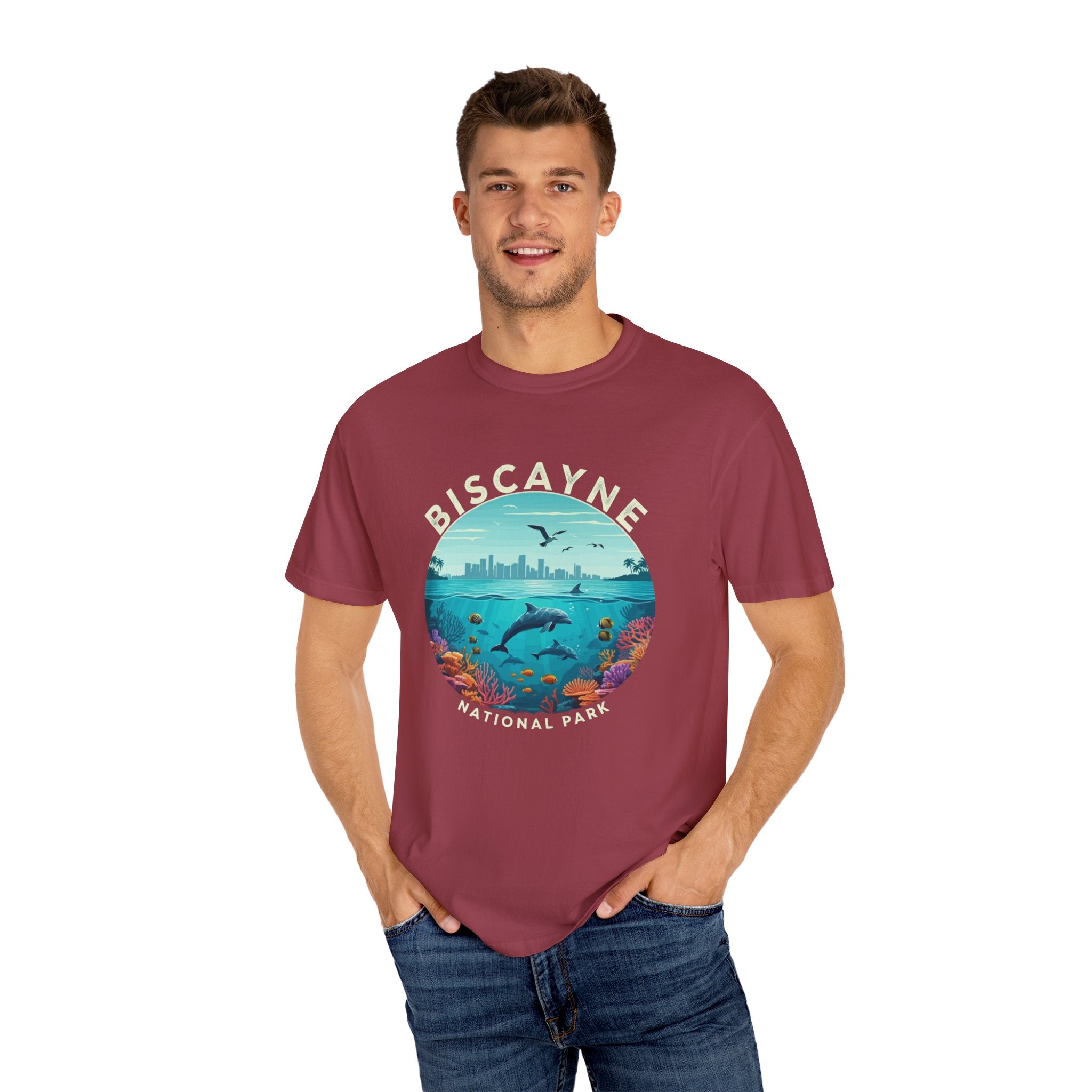 Biscayne National Park maroon t shirt