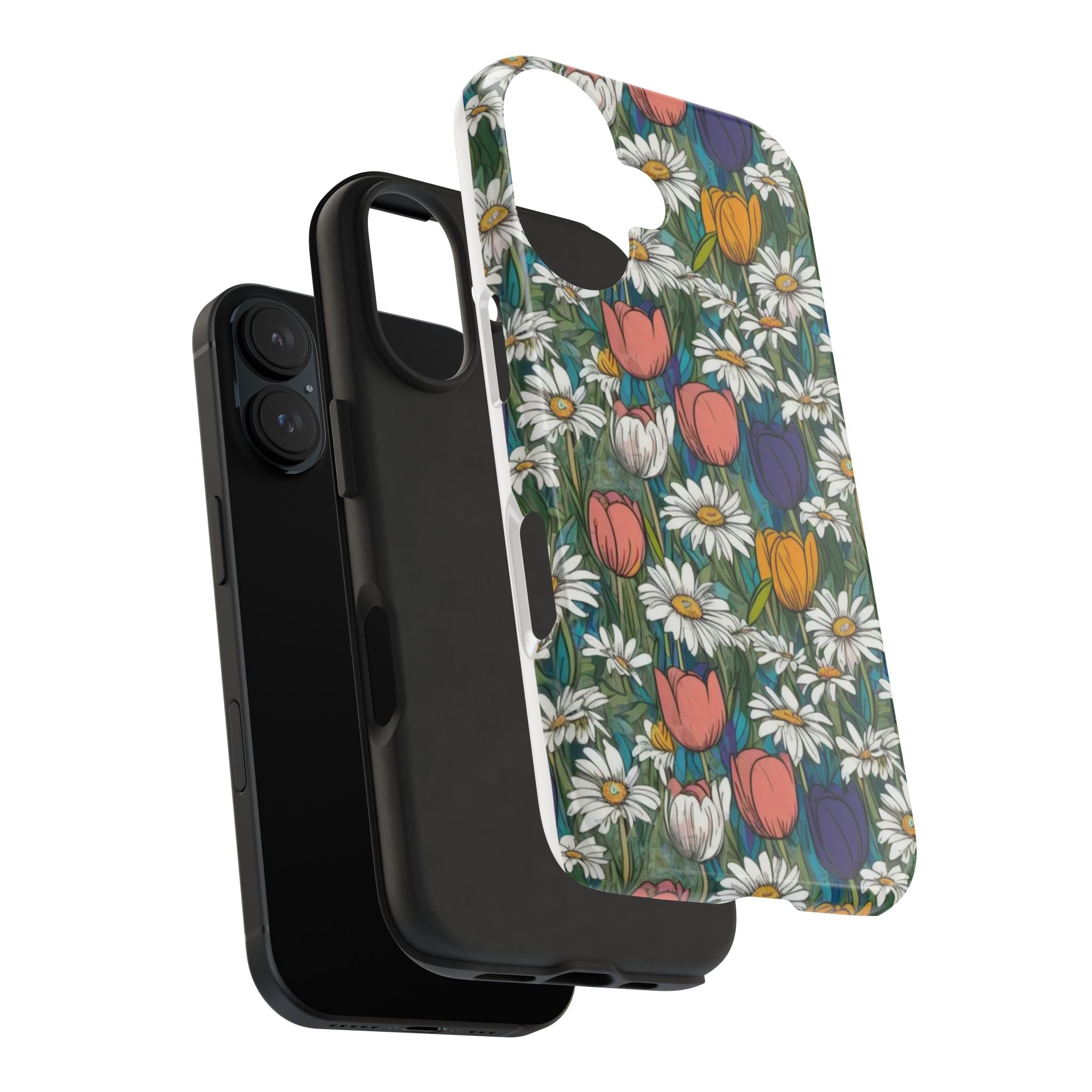 Daffodil and tulip phone case 14