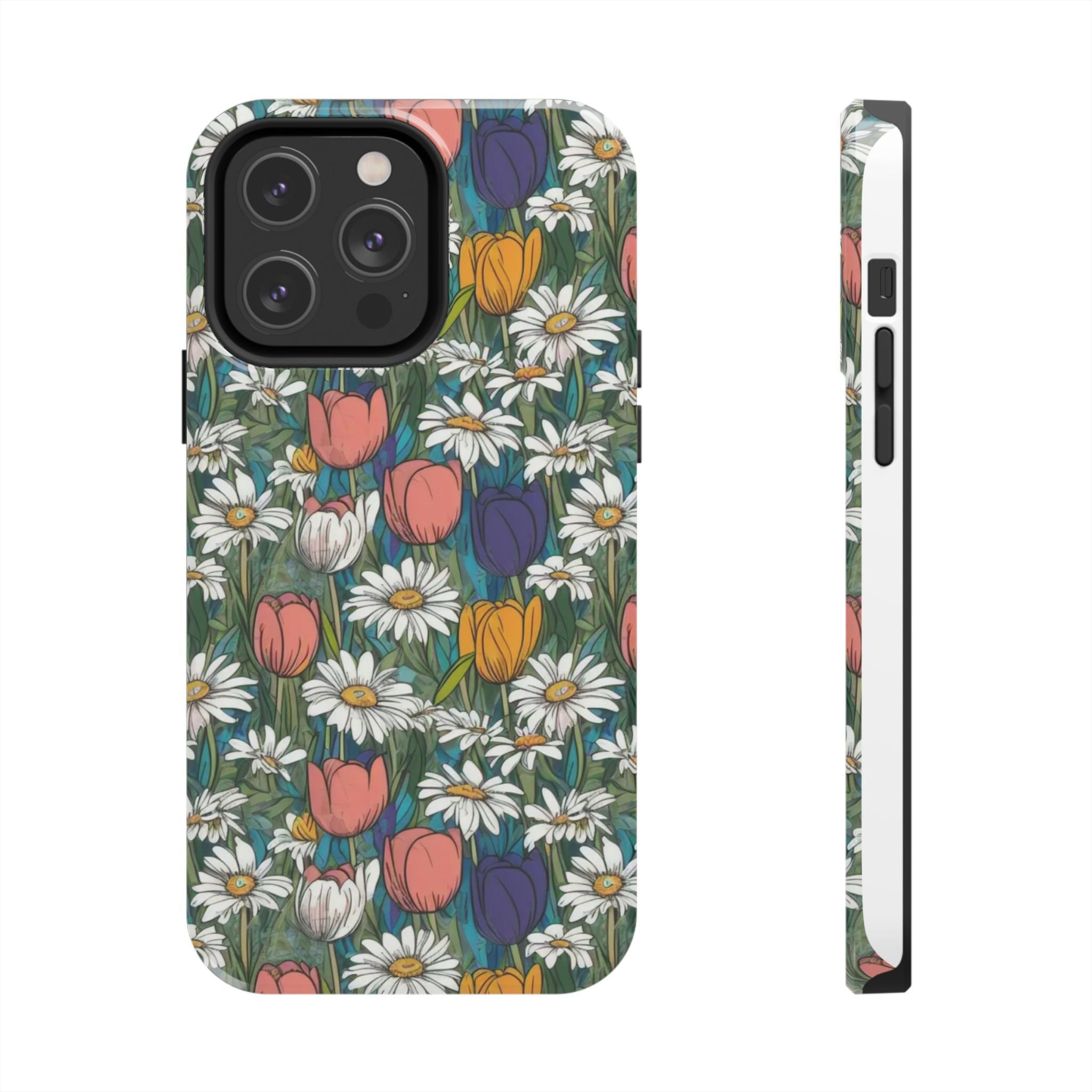 Daffodil and tulip phone case 5