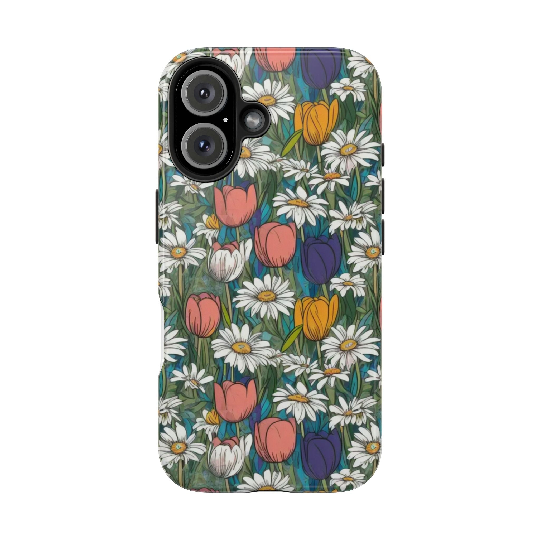 Daffodil and tulip phone case 9