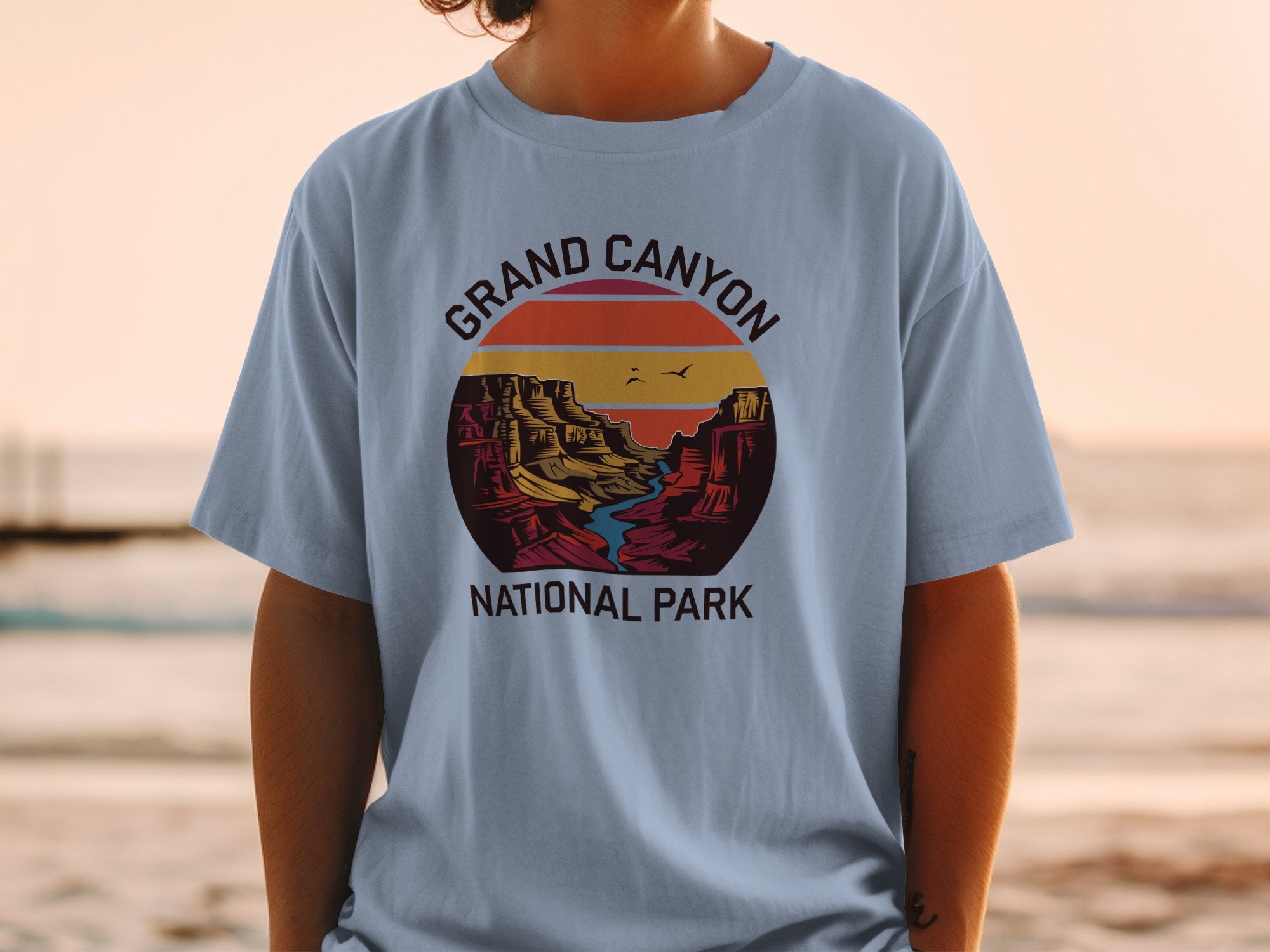 Grand Canyon National Park light blue T Shirt