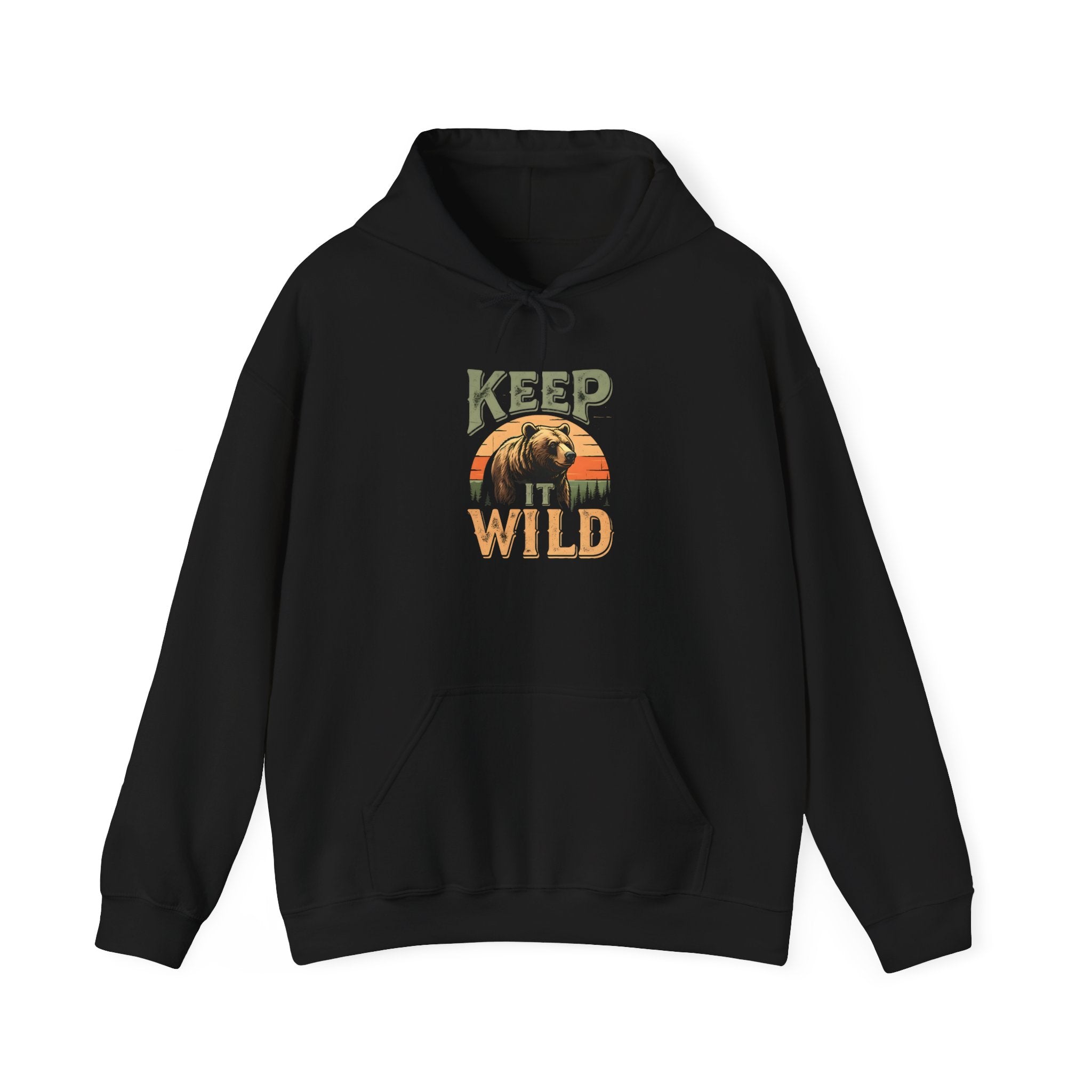 Keep It Wild Black Hoodie Sweatshirt