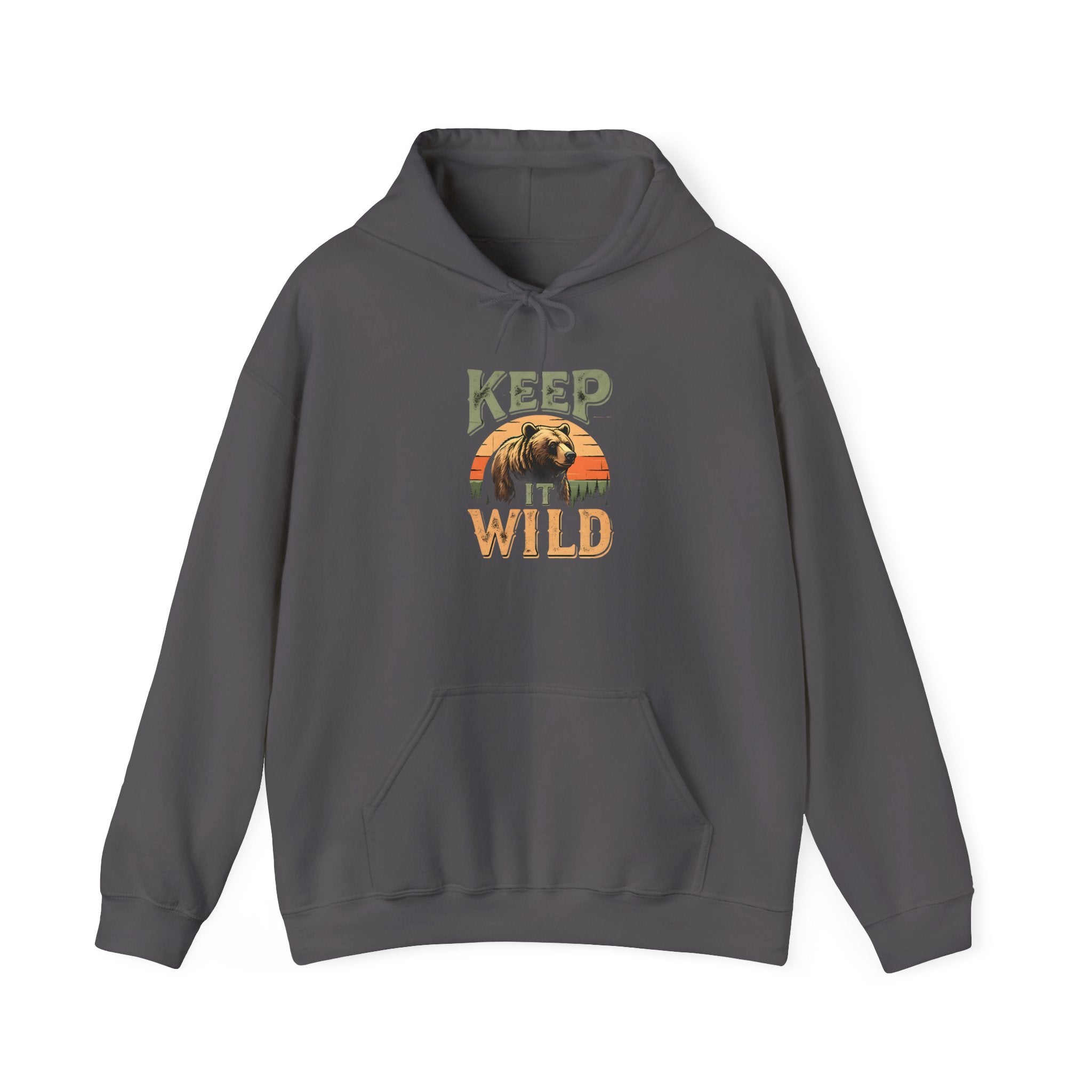 Keep It Wild Dark Grey Hoodie