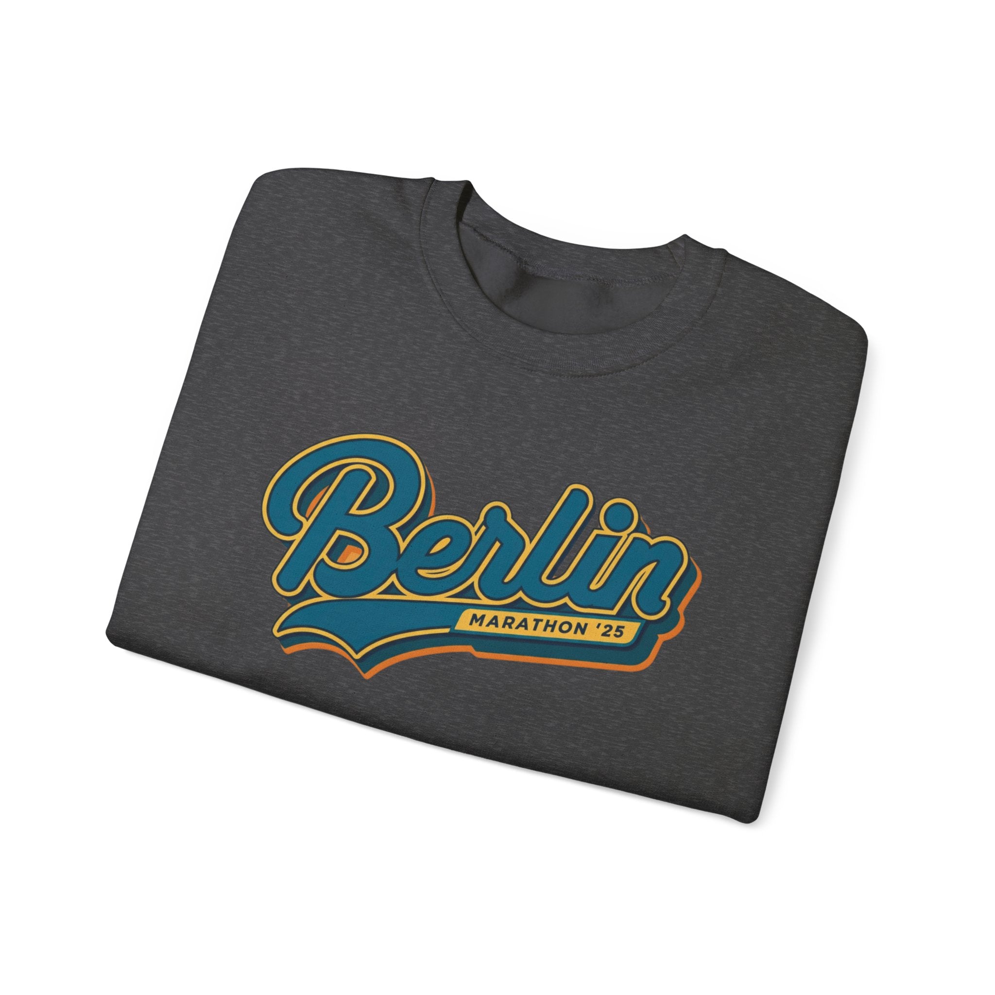 berlin marathon 25 sweatshirt crewneck dark grey