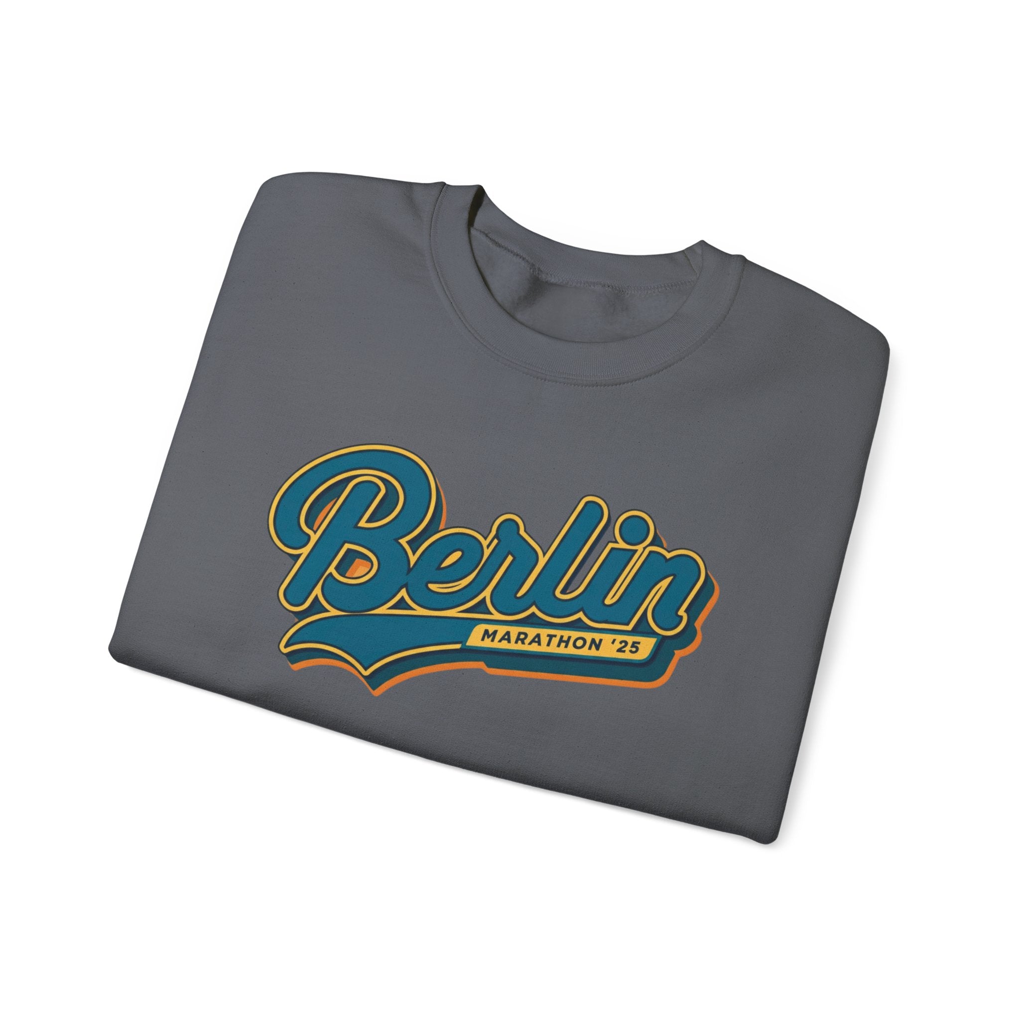 berlin marathon 25 sweatshirt crewneck gray