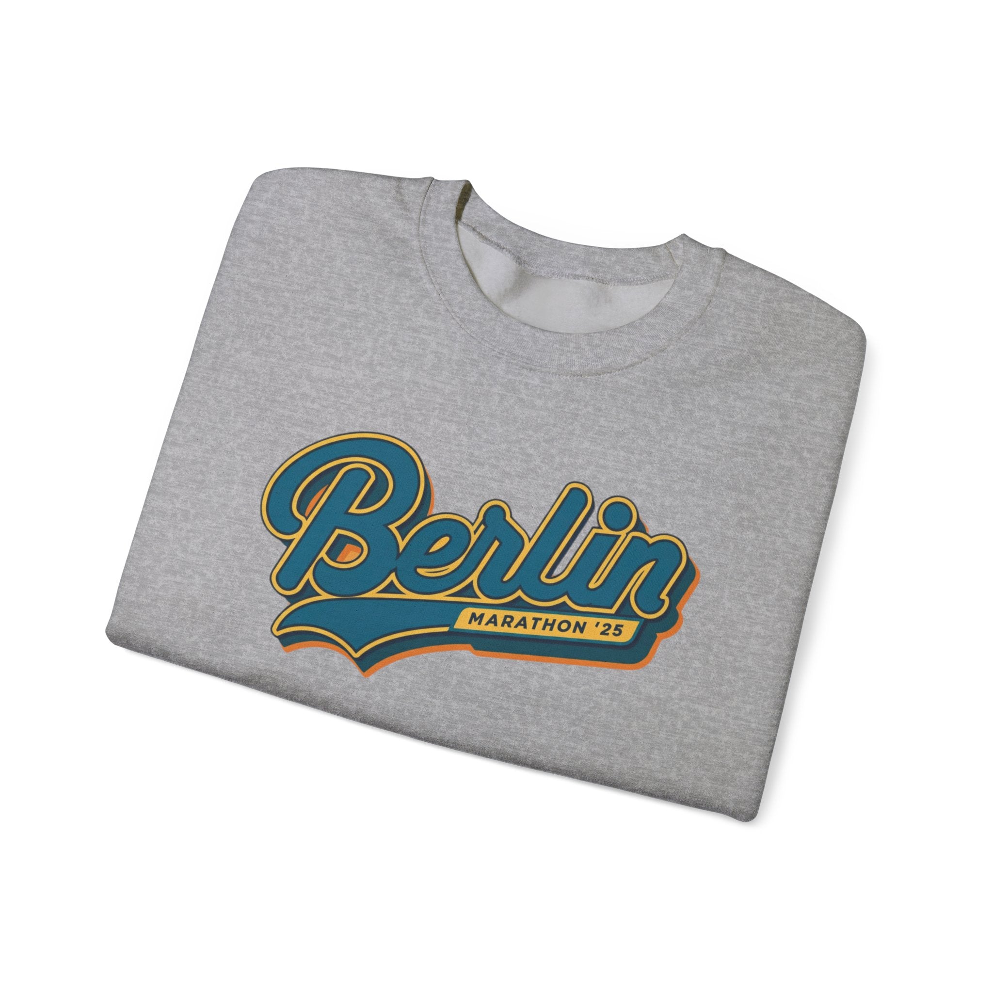 berlin marathon 25 sweatshirt crewneck light grey