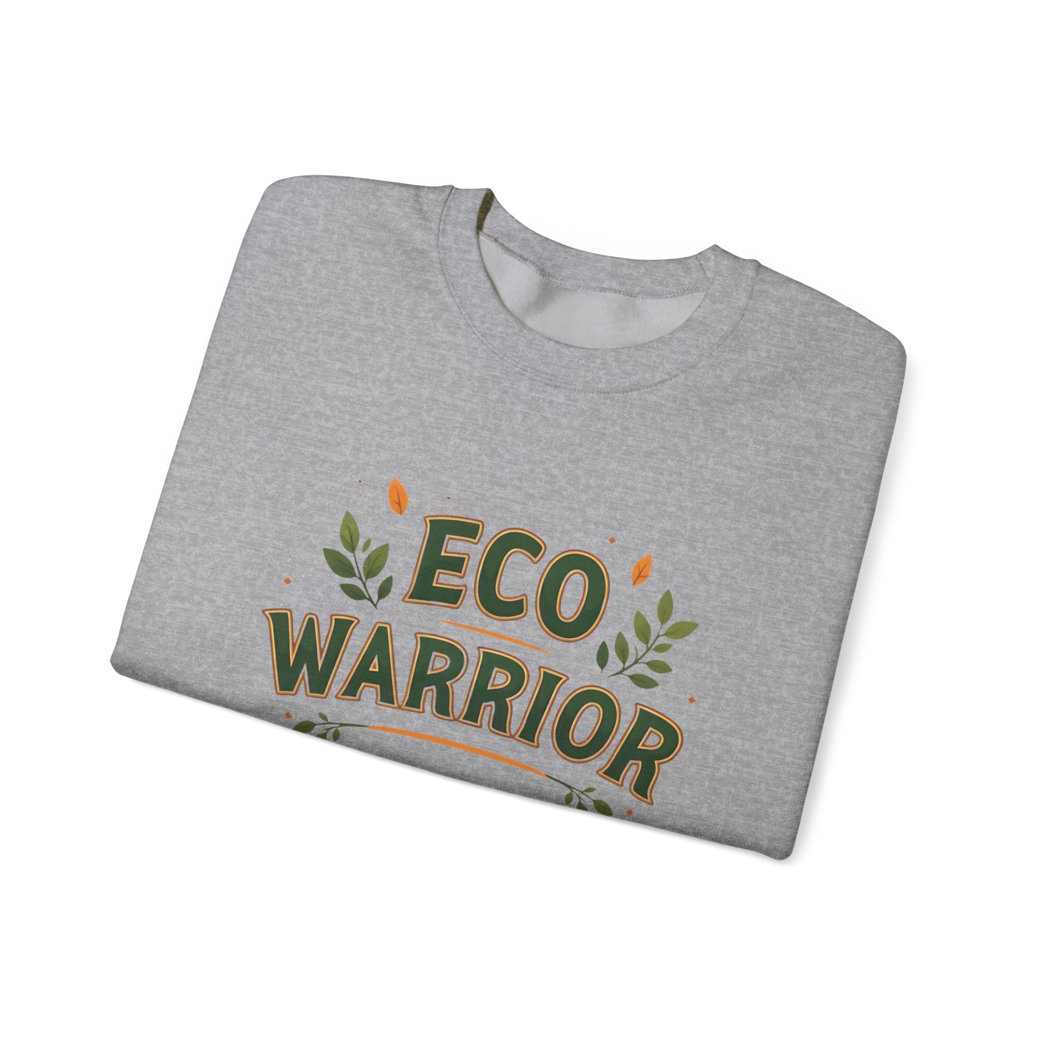 eco warrior crewneck sweater grey