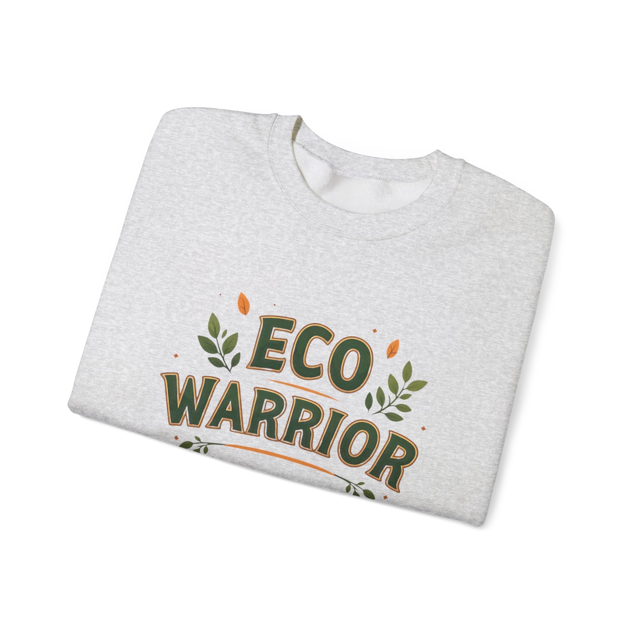 eco warrior salt and pepper crewneck sweater