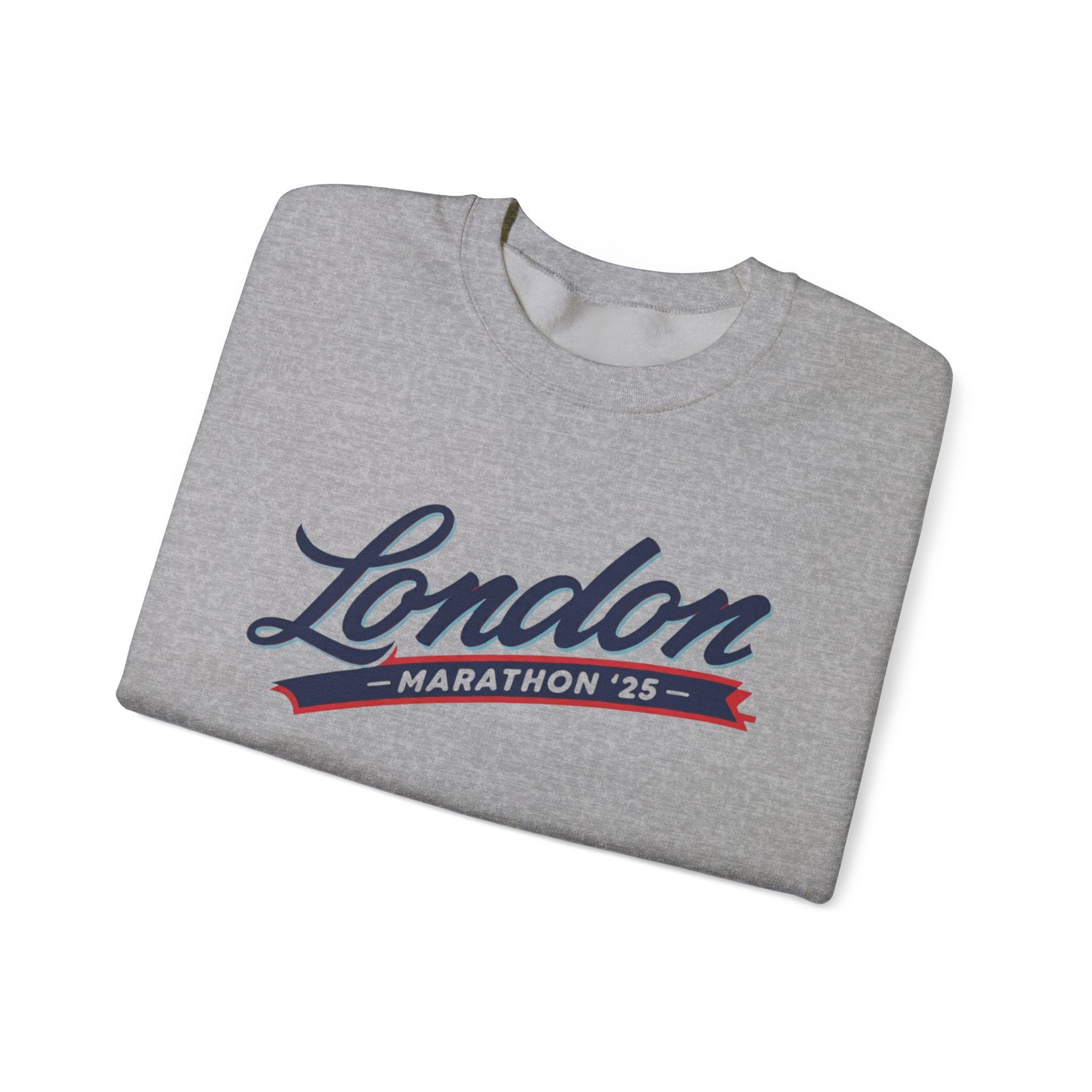 london marathon 25 grey sweatshirt crewneck