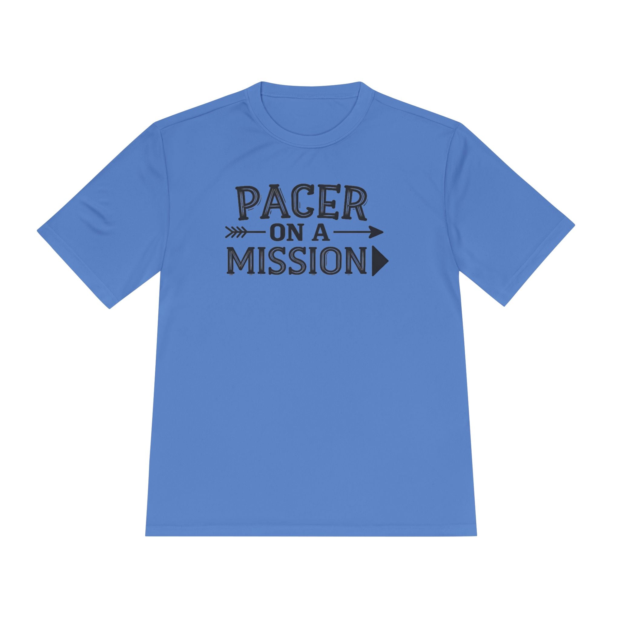 pacer on a mission blue shirt