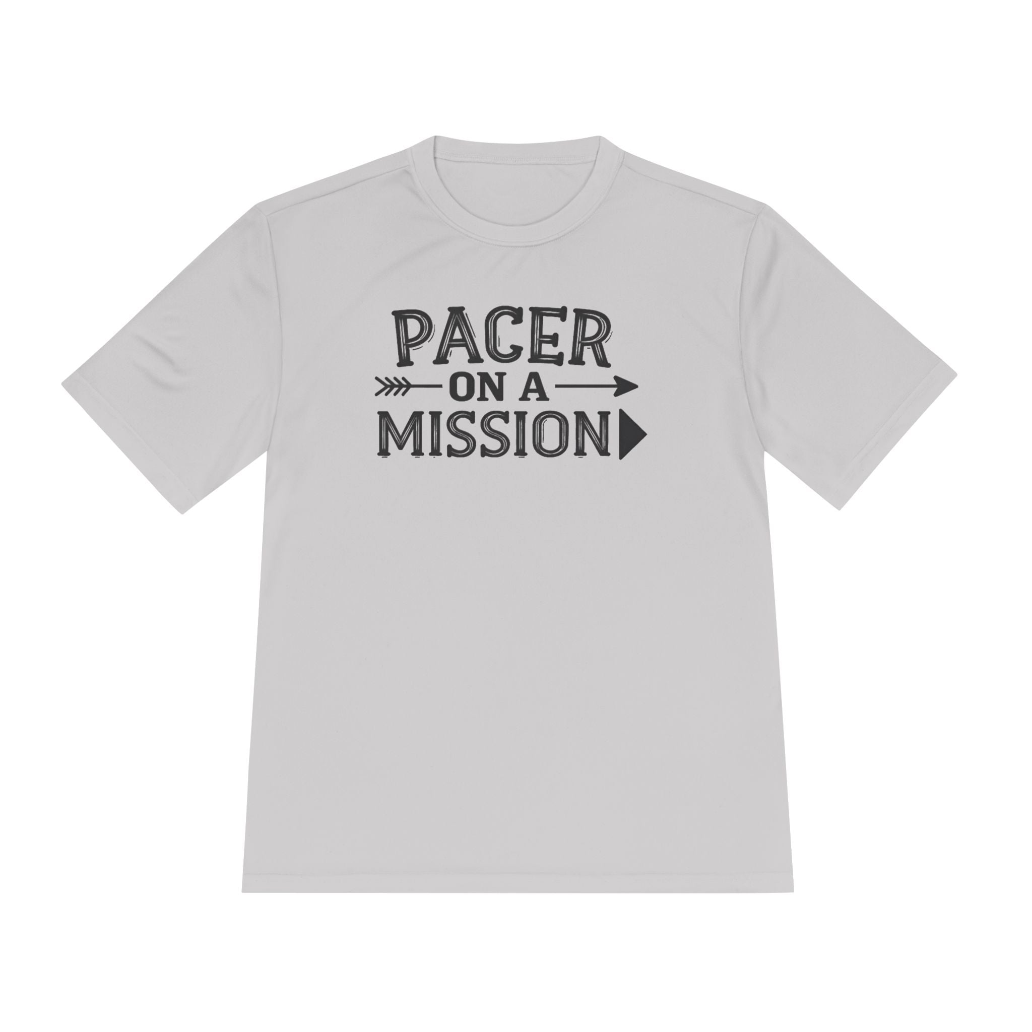 pacer on a mission light grey shirt