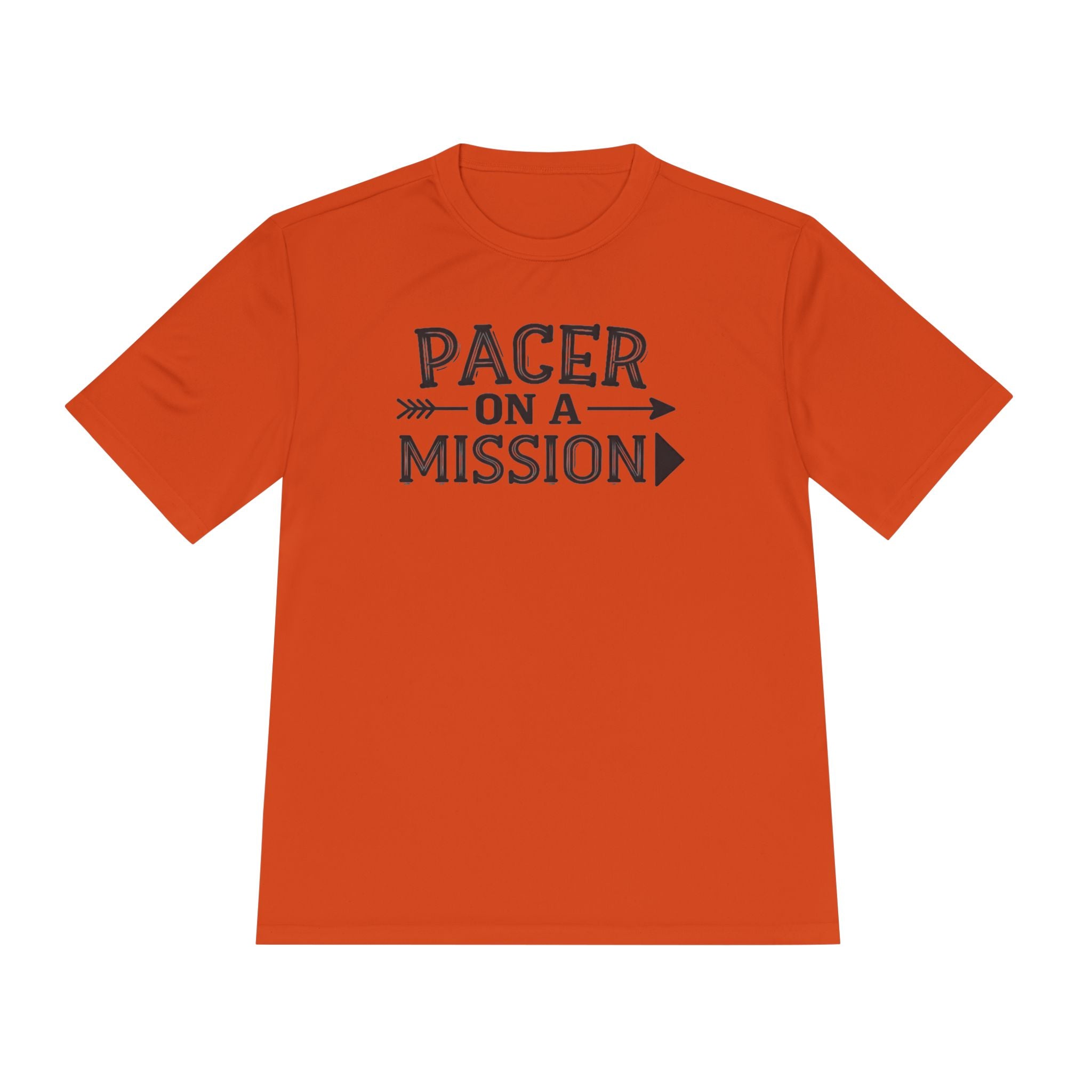 pacer on a mission orange t shirt