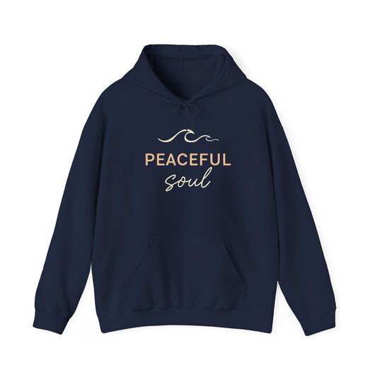 peaceful soul wave graphic hoodie