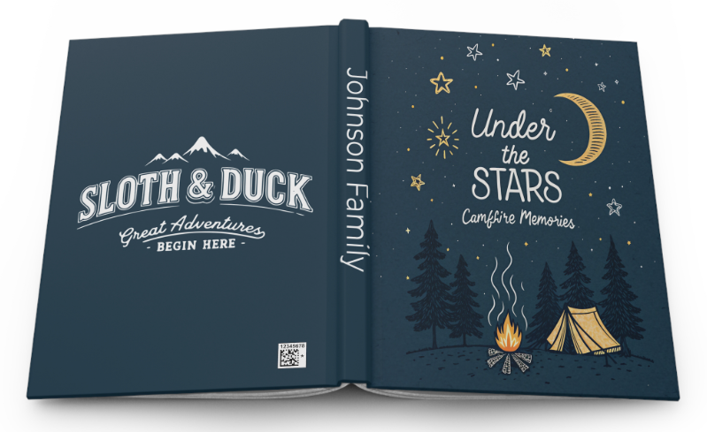 under the stars campfire memories journal notebook