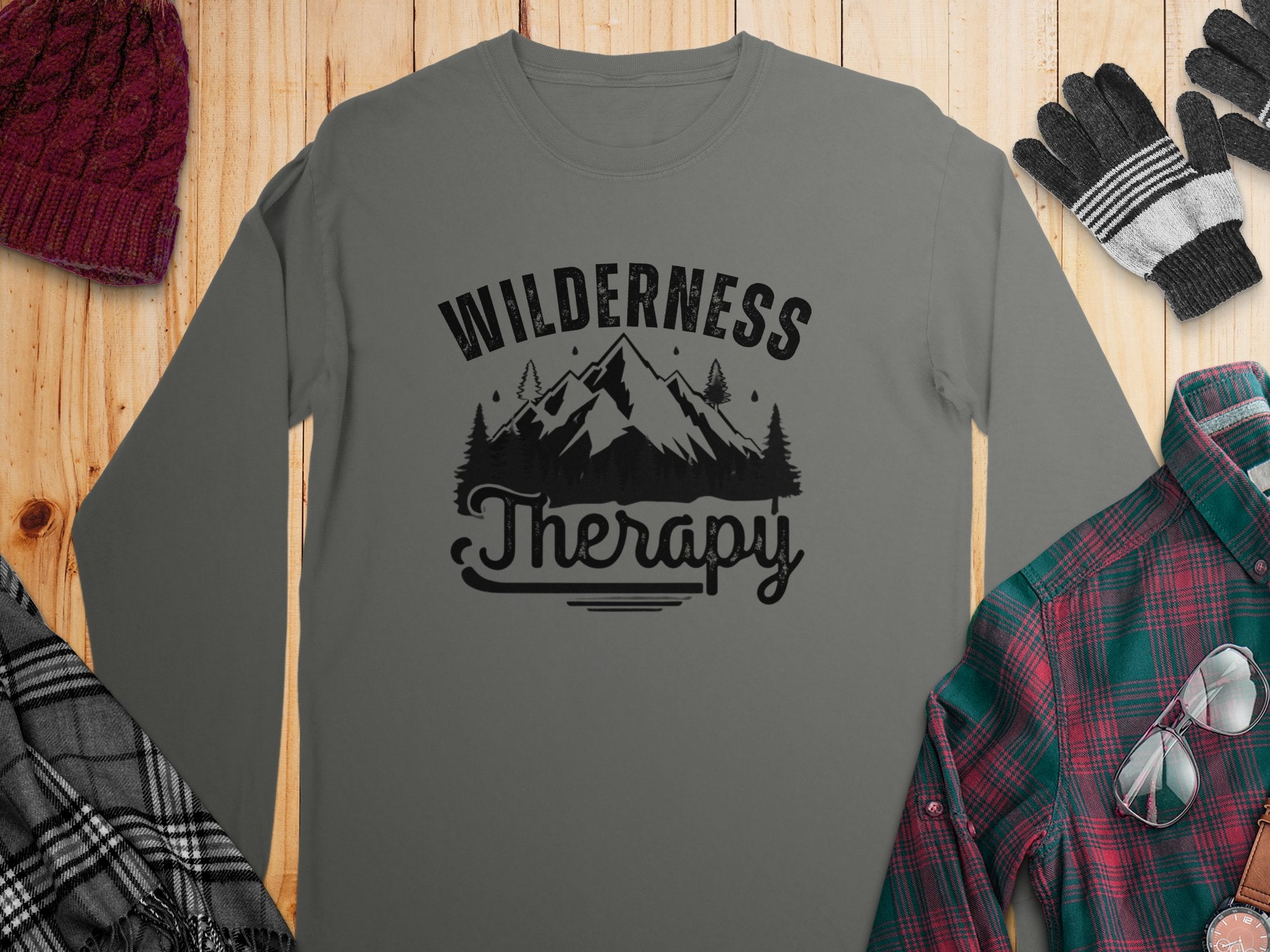 wilderness therapy long sleeve grey